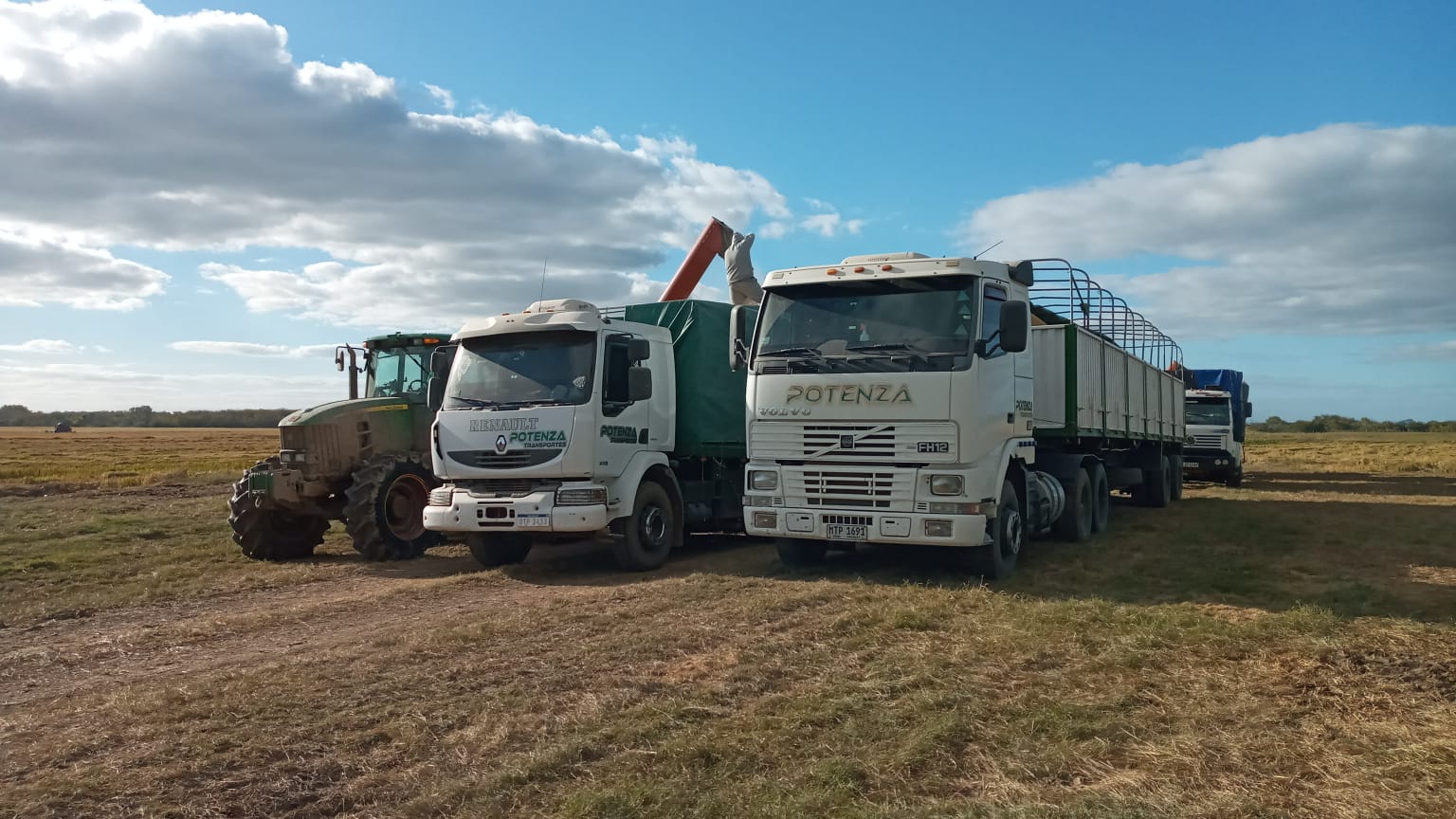 Flota de POTENZA trabajando en el interior de Uruguay